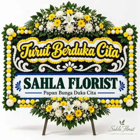 Papan Bunga Duka Vanya Park