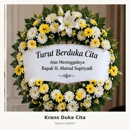 Krans Bunga Duka Vanya Park